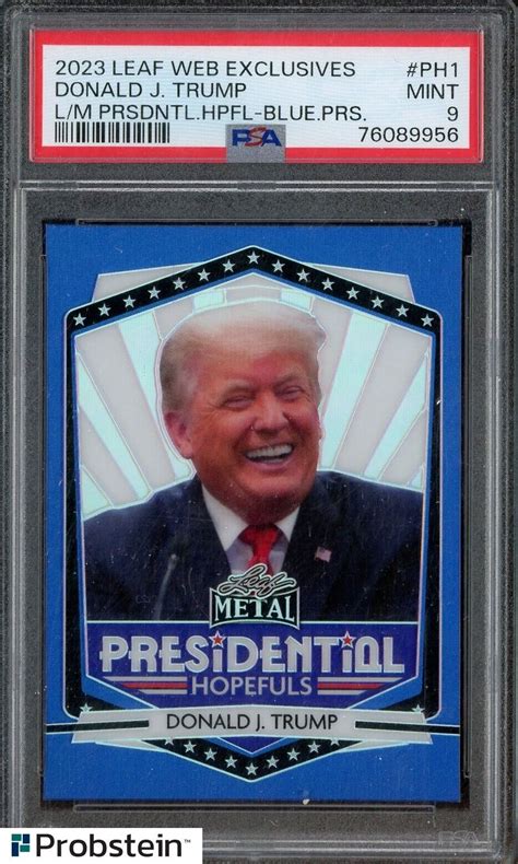 odds per box 2023 leaf metal presidential hopefuls|2023 leaf metal baseball cards.